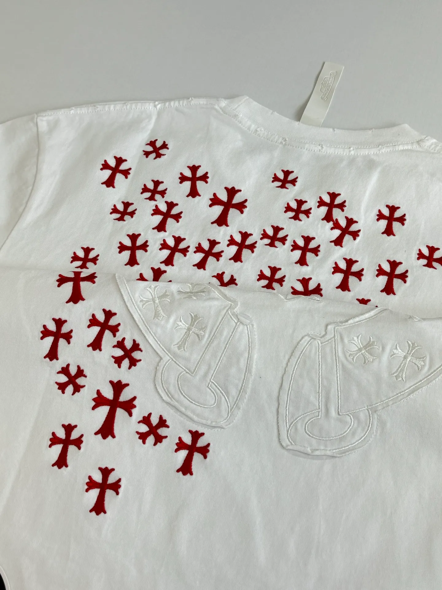 Chrome Heart T ， 、 、 ， ， Red ， ， ， 、 ， Authentic Size：S/M/L/XL
